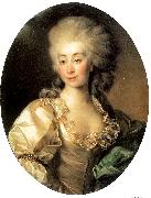 Levitsky, Dmitry Portrait of Duchess Ursula Mniszek oil on canvas